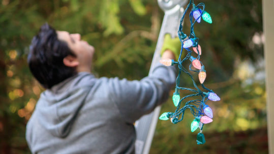 How to Safely Hang Outdoor Holiday Lights - professional roofing contractors at Boca Raton